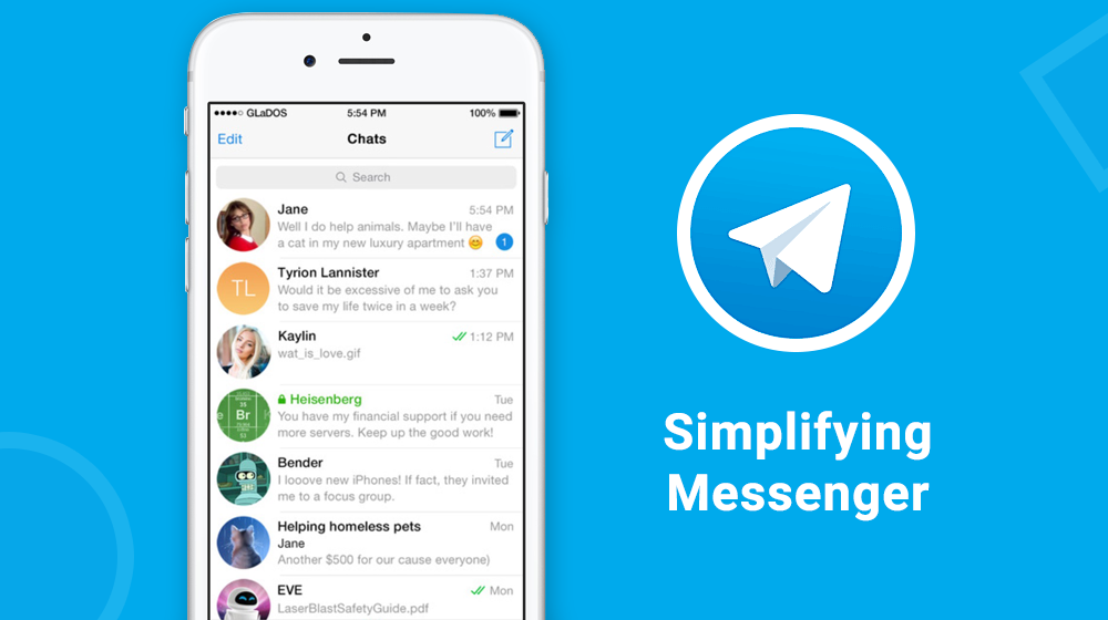 Telegram app