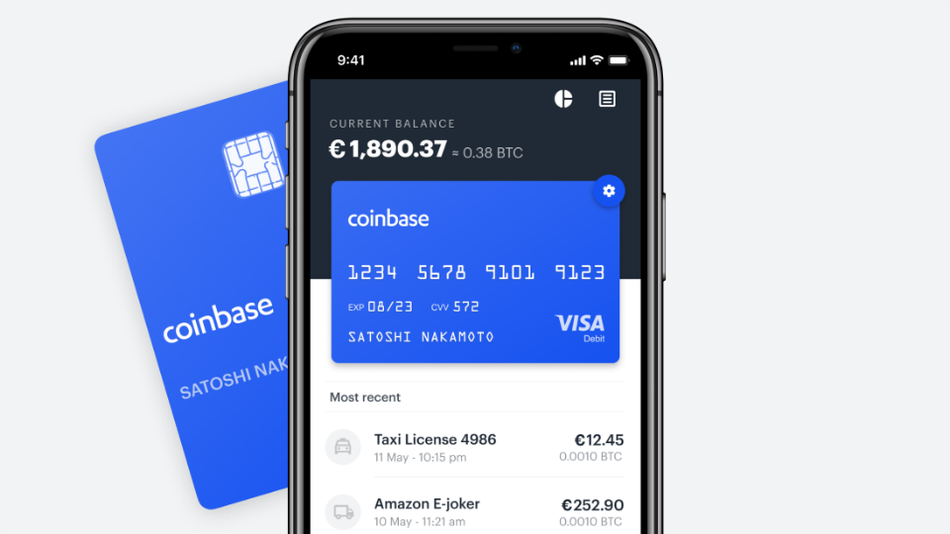 The Coinbase app