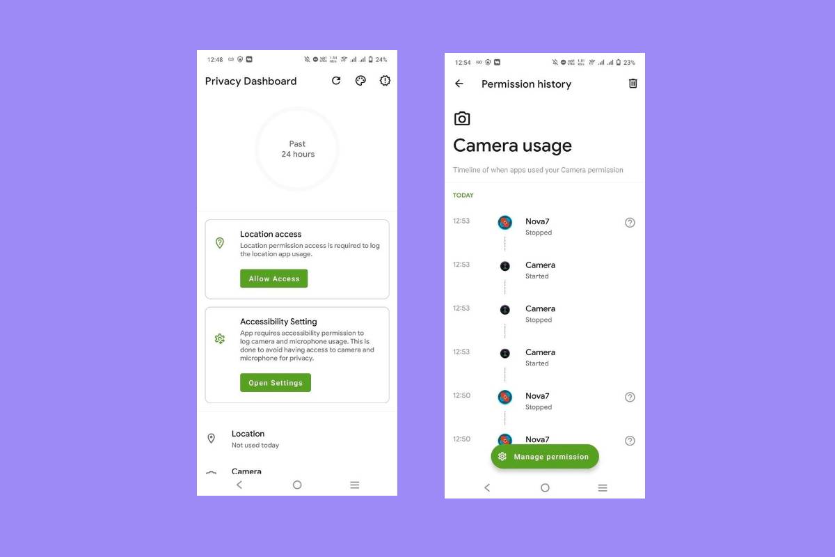 Get the Android 12 Privacy Dashboard