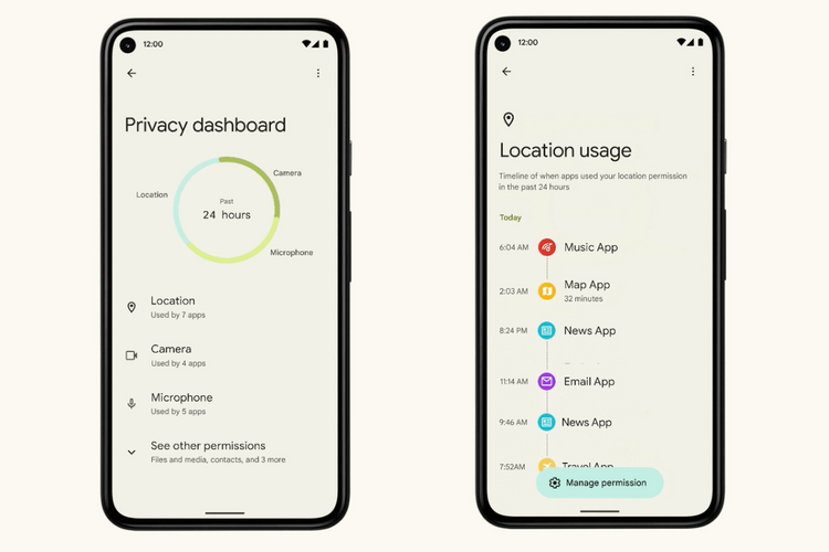 Get the Android 12 Privacy Dashboard