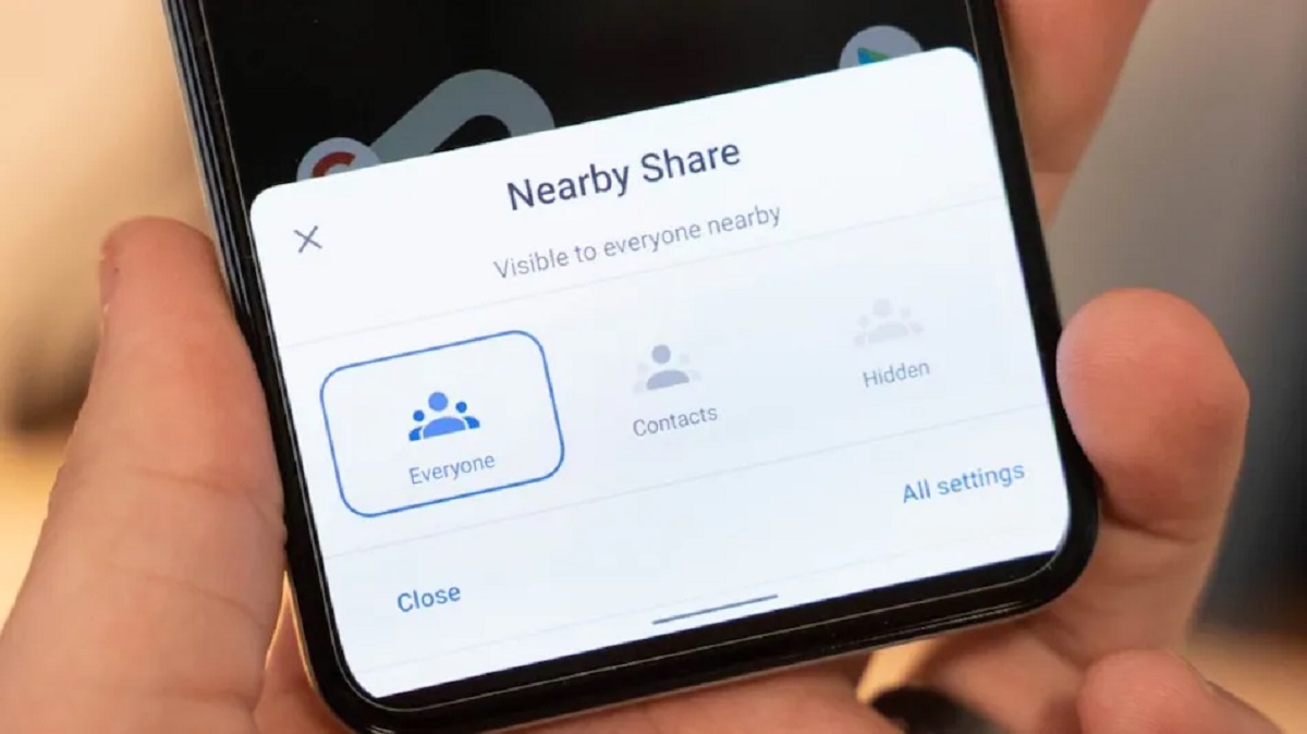 Update to Google Nearby Share Feature