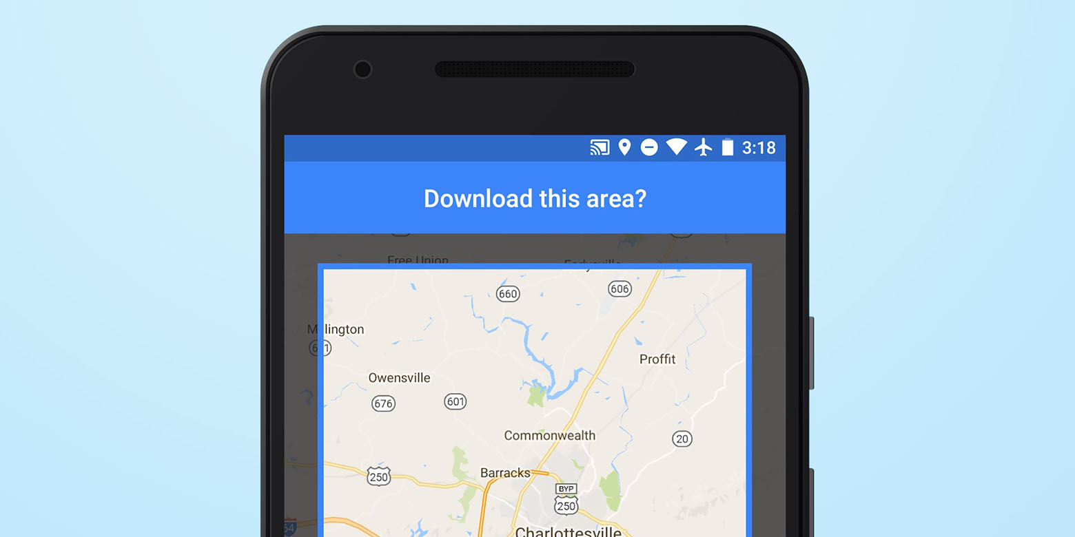 Google Maps Offline Feature