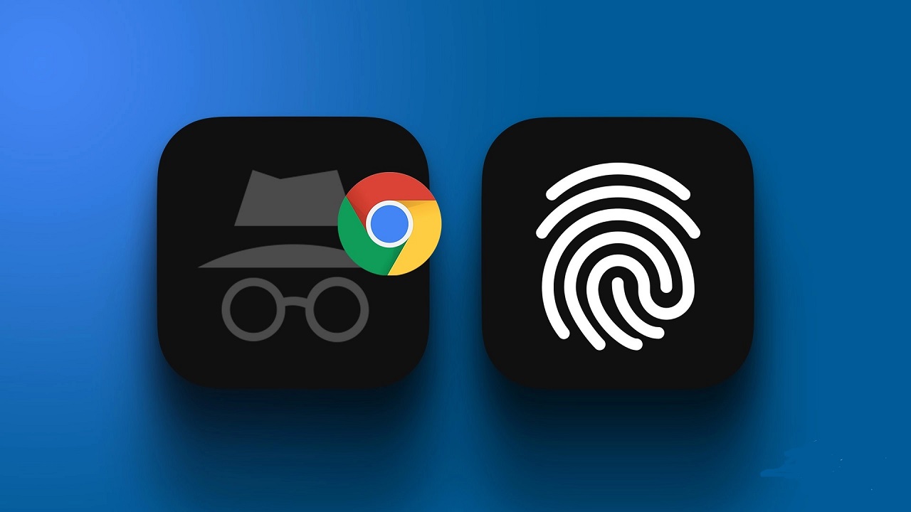 Chrome incognito tabs with a Fingerprint Lock