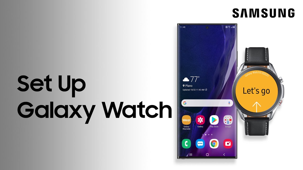 Samsung Galaxy Watch App install guide